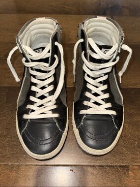 Golden Goose Womens High-Top Slide Sneakers - SIZE 37